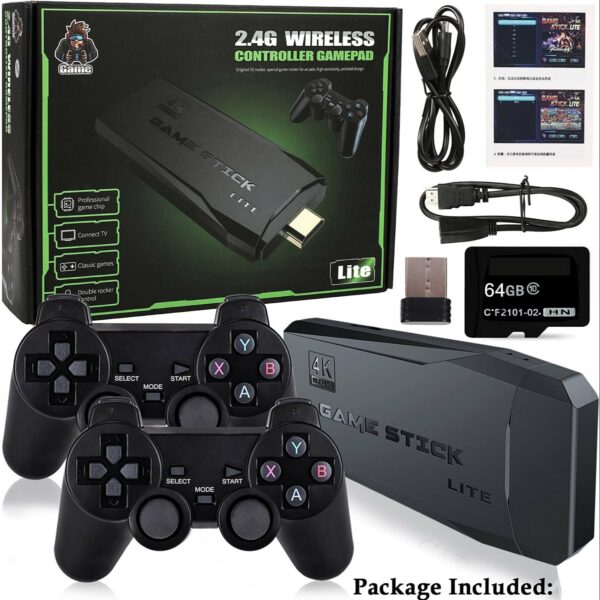 Manette de jeu rétro - Manette de jeu sans fil 2,4 GHz