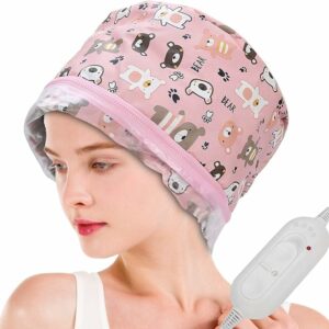 Casque Vapeur de soin des Cheveux Crepus ou Bouclés - Traitement chauffant