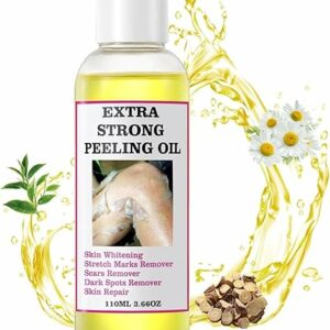 JINGLING 2 Huile Peeling Jaune - Huile Peeling Jaune pour Le Corps,Peeling Forte pour éclaircir la Peau hydratante, élimine Les cellules mortes la...1