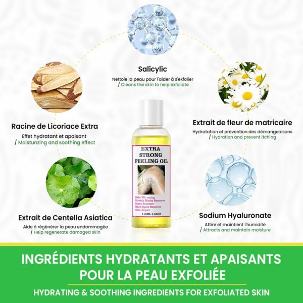 Huile Végétale pour le Corps - hydratante la Peau, élimine Les cellules mortes – Image 3
