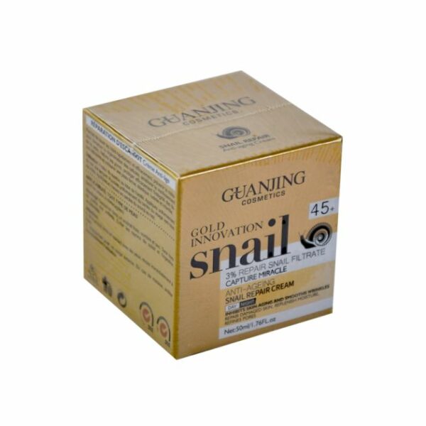 Crème au filtrat d'escargot réparatrice anti-âge et anti-rides 50 mL- Gold innovation – Image 4