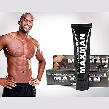 Crème pénis MAXMAN NOIR BLACK - pour homme, puissance et retarde l’éjaculation précoce.